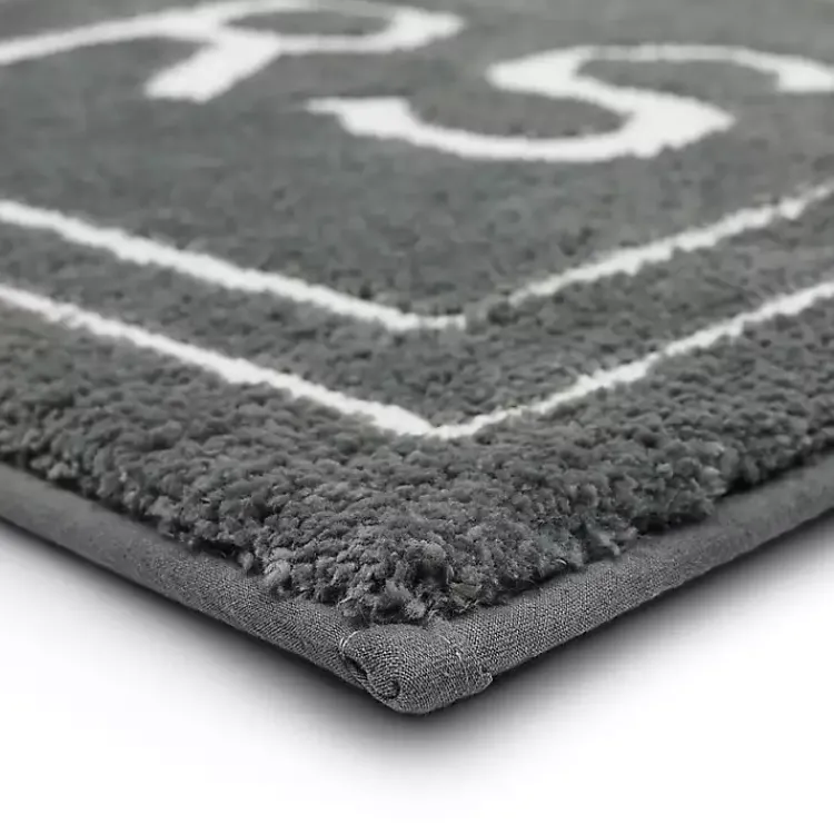 Kirklands Home Bathroom Rugs|& White Gray