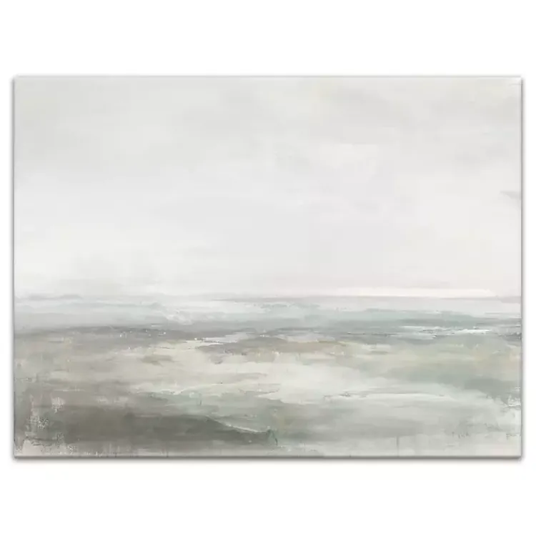 Kirklands Home Canvas Art|Abstract Seascape Canvas Art Print Gray