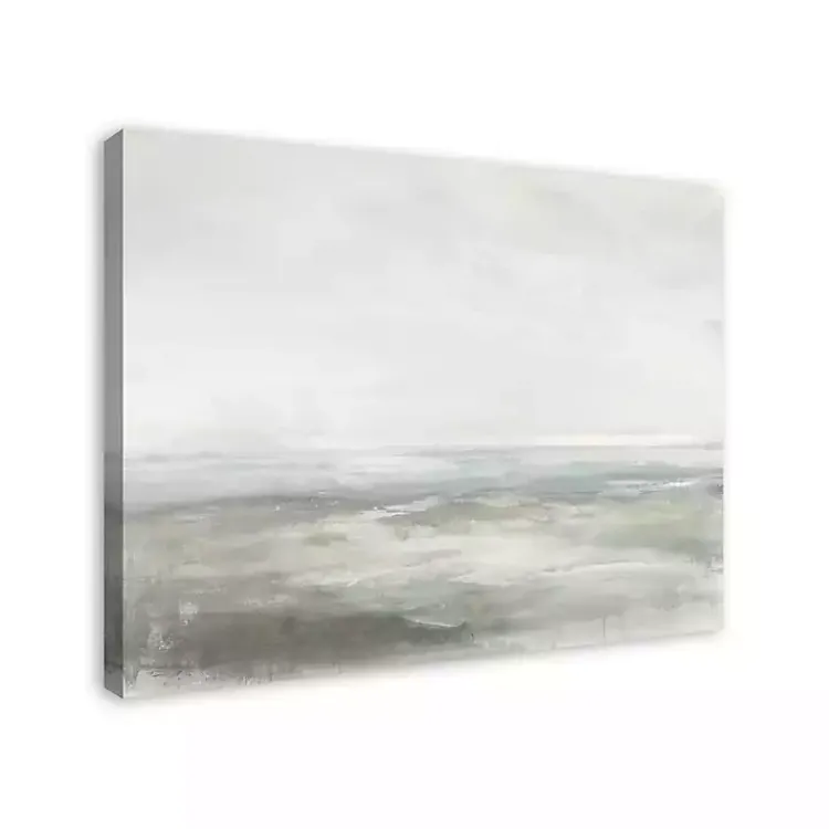 Kirklands Home Canvas Art|Abstract Seascape Canvas Art Print Gray