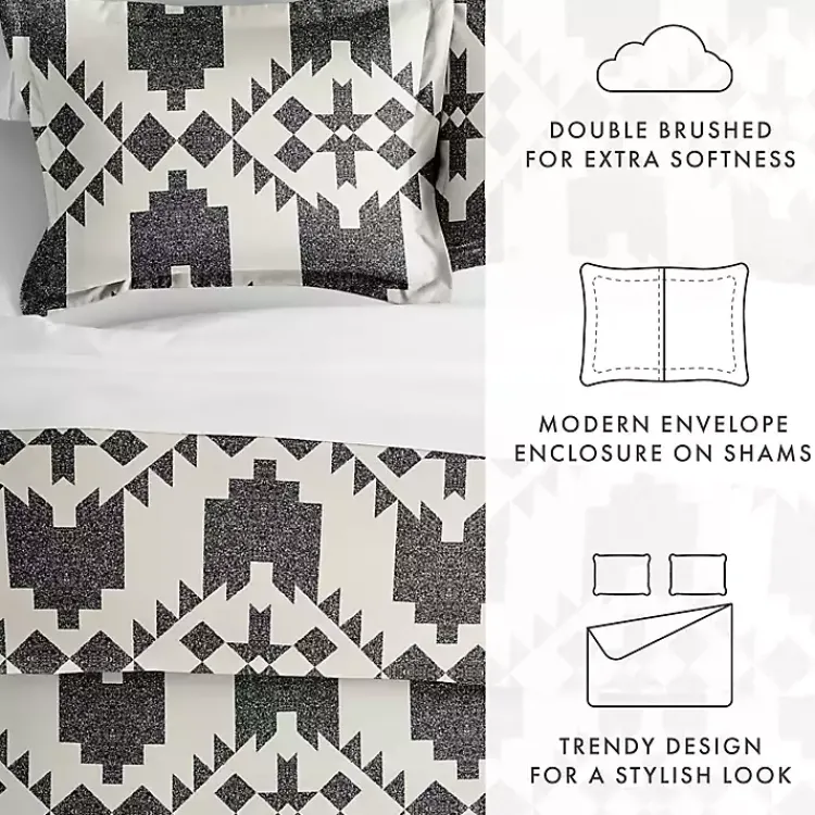 Kirklands Home Duvets|Gray Adobe Diamond 2-pc. Twin Duvet Cover Set