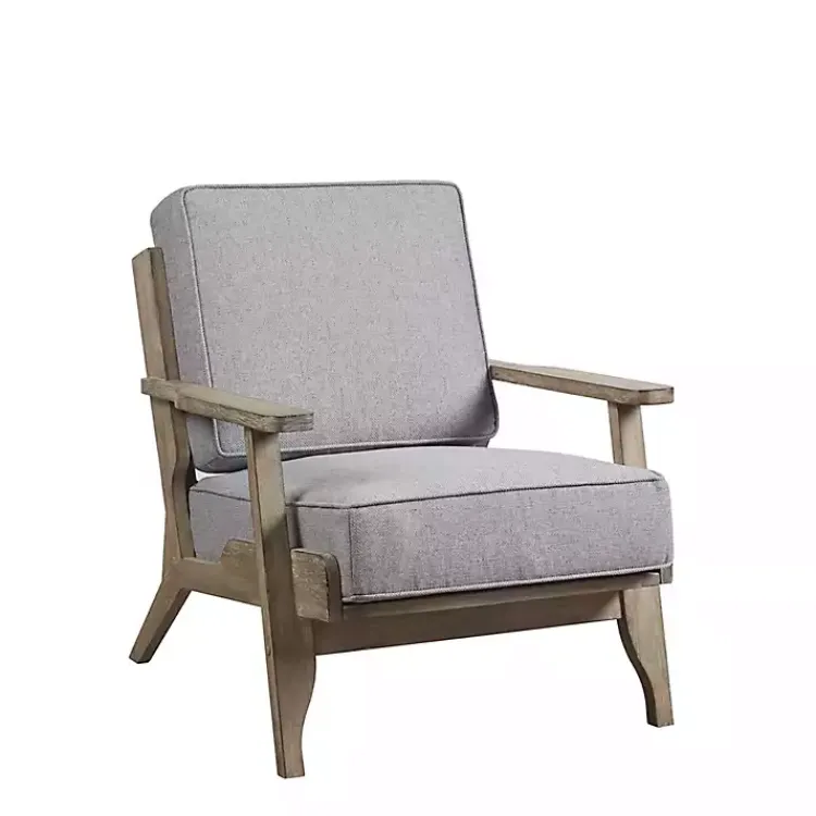 Kirklands Home Accent Chairs|and Distressed Wooden Malibu Accent Chair Gray