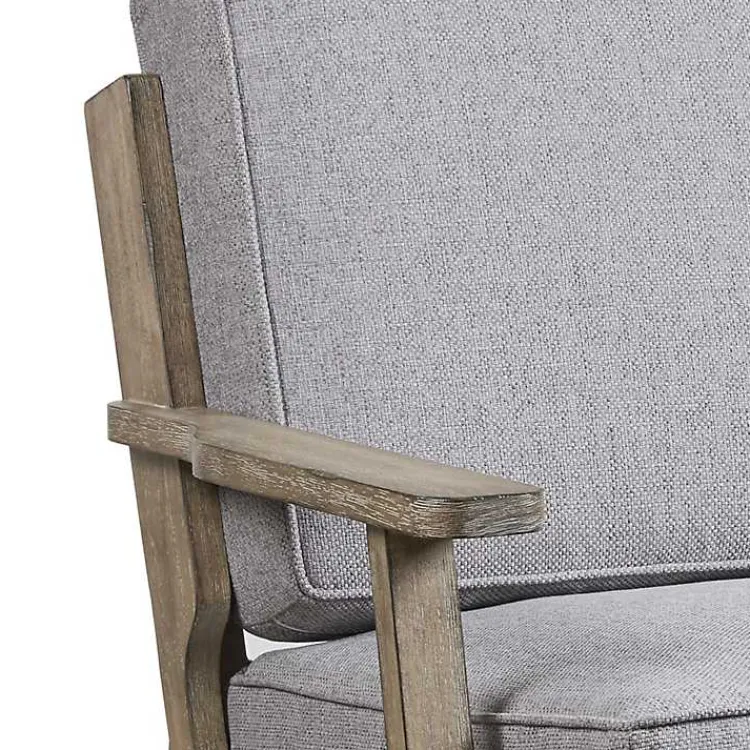 Kirklands Home Accent Chairs|and Distressed Wooden Malibu Accent Chair Gray