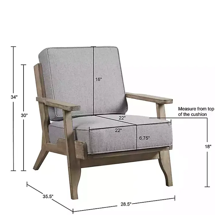 Kirklands Home Accent Chairs|and Distressed Wooden Malibu Accent Chair Gray