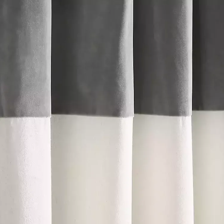 Kirklands Home Curtains & Drapes|and Ivory Millie Curtain Panel Set, 84 in. Gray