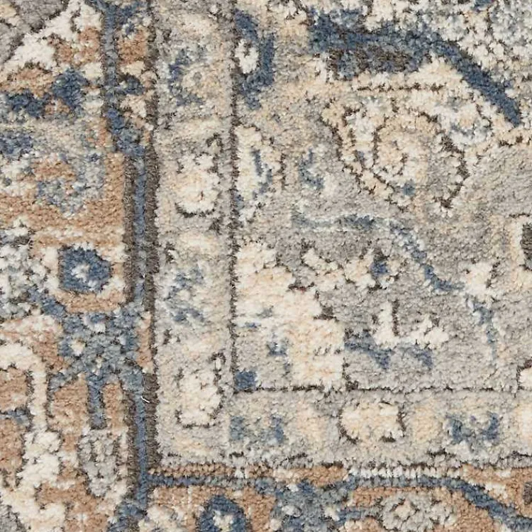 Kirklands Home Area Rugs|and Ivory Nadia Medallion Area Rug, 4x6 Gray