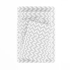 Kirklands Home Bed Sheets|Gray and White Chevron 3-pc. Twin Sheet Set