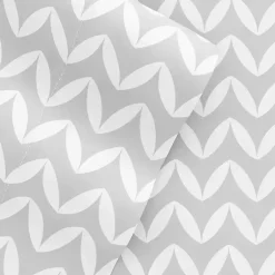 Kirklands Home Bed Sheets|Gray and White Chevron 3-pc. Twin Sheet Set