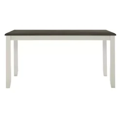 Kirklands Home Dining Tables|Gray and White Two-Toned Wood Dining Table