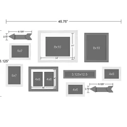 Kirklands Home Gallery Wall Frames|Gray Arrow 10-pc. Gallery Wall Picture Frame Set