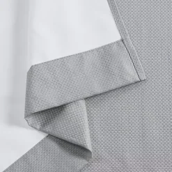 Kirklands Home Curtains & Drapes|Basketweave Curtain Panel Set, 84 in Gray