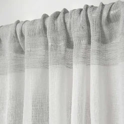 Kirklands Home Curtains & Drapes|Becky Curtain Panel Set, 96 in. Gray