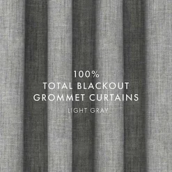 Kirklands Home Curtains & Drapes|Blackout Curtains, 84 in. Gray
