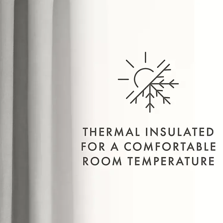 Kirklands Home Curtains & Drapes|Blackout Curtains, 84 in. Gray