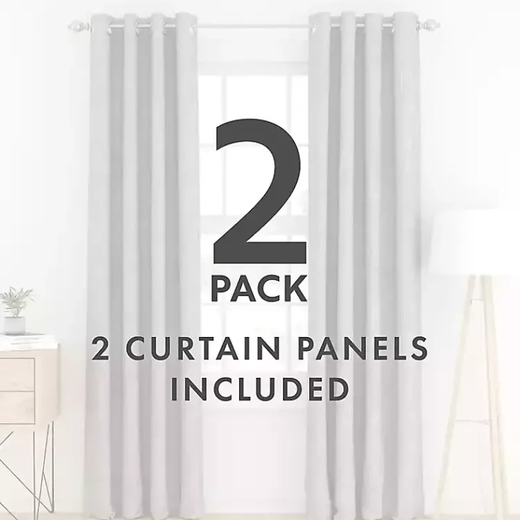 Kirklands Home Curtains & Drapes|Blackout Curtains, 84 in. Gray
