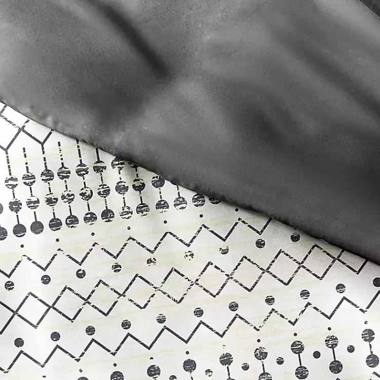 Kirklands Home Duvets|Gray Bohemian 2-pc. Twin Duvet Cover Set