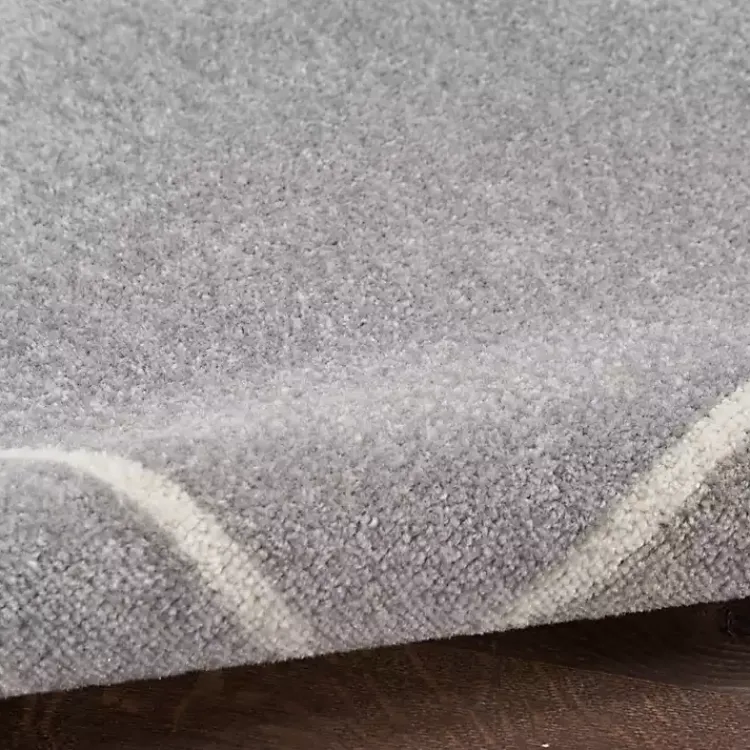 Kirklands Home Outdoor Rugs|Gray Bordered Indoor/Outdoor Area Rug, 6x9