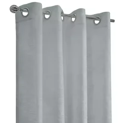 Kirklands Home Curtains & Drapes|Boucle Sheer Single Curtain Panel, 95 in. Gray