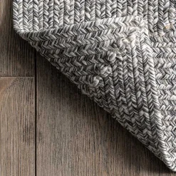 Kirklands Home Area Rugs|Braided Lefebvre Area Rug, 10x14 Gray