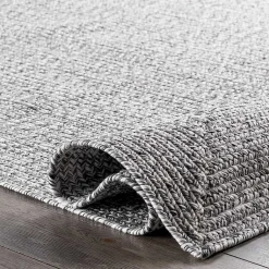Kirklands Home Area Rugs|Braided Lefebvre Area Rug, 12x18 Gray