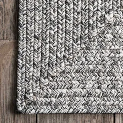 Kirklands Home Area Rugs|Braided Lefebvre Area Rug, 12x18 Gray
