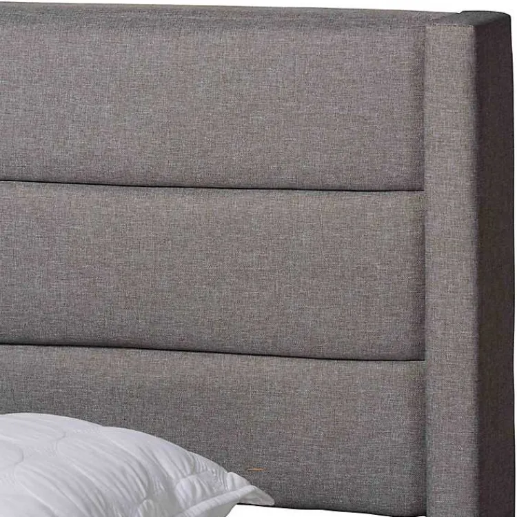 Kirklands Home Beds & Headboards|Braylon Upholstered 3-Drawer Full Bed Gray