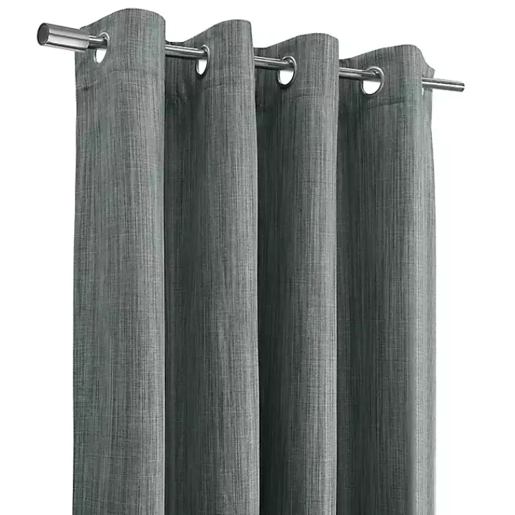Kirklands Home Curtains & Drapes|Bryson Textured Curtain Panel, 108 in. Gray