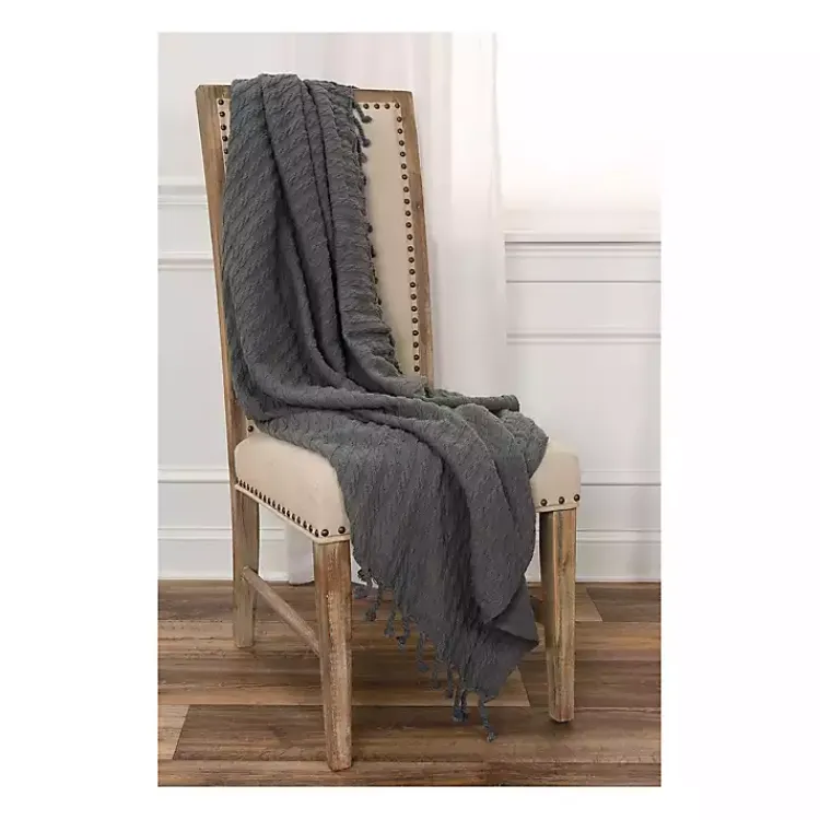 Discount Cable Knit Tassel Throw Blankets & Throws