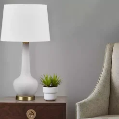 Kirklands Home Table Lamps|Ceramic Zazie Table Lamp Gray