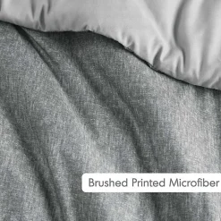Kirklands Home Comforters|Chambray 3-pc. Full/Queen Comforter Set Gray