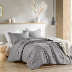 Kirklands Home Comforters|Chambray 2-pc. Twin/Twin XL Comforter Set Gray