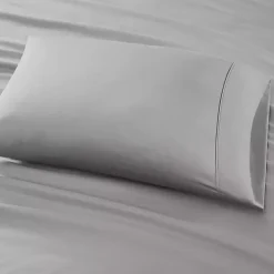 Kirklands Home Bed Sheets|Cotton Blend Sateen 6-pc. Queen Sheet Set Gray