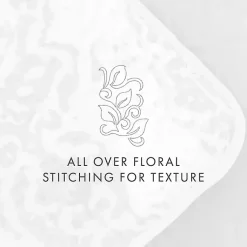 Kirklands Home Quilts|Gray Damask Reversible 3-pc. Queen Quilt Set