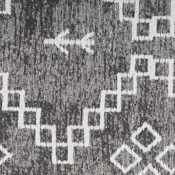 Kirklands Home Accent Rugs|Gray Distressed Geo Markings Accent Rug, 2x3