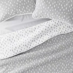 Kirklands Home Quilts|Gray Dotted Reversible 3-pc. Queen Quilt Set
