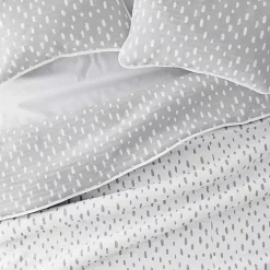 Kirklands Home Quilts|Gray Dotted Reversible 3-pc. Queen Quilt Set