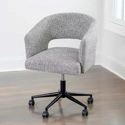 Kirklands Home Office Furniture|Dotty Office Chair Gray