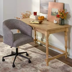 Kirklands Home Office Furniture|Dotty Office Chair Gray