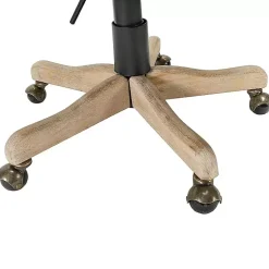 Kirklands Home Office Furniture|Dylan Upholstered Office Chair Gray