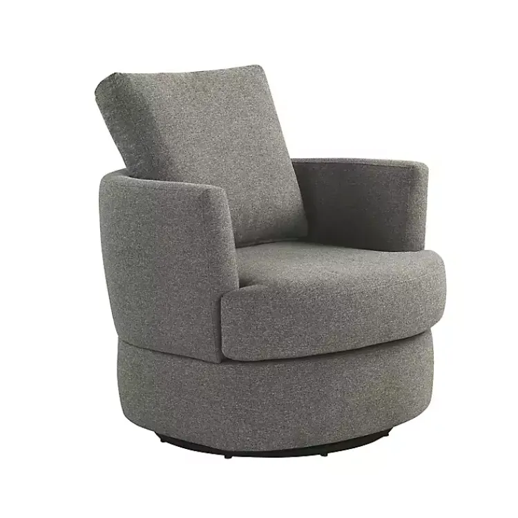 Kirklands Home Accent Chairs|Elmhurst Swivel Accent Chair Gray
