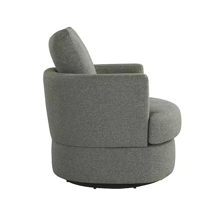 Kirklands Home Accent Chairs|Elmhurst Swivel Accent Chair Gray