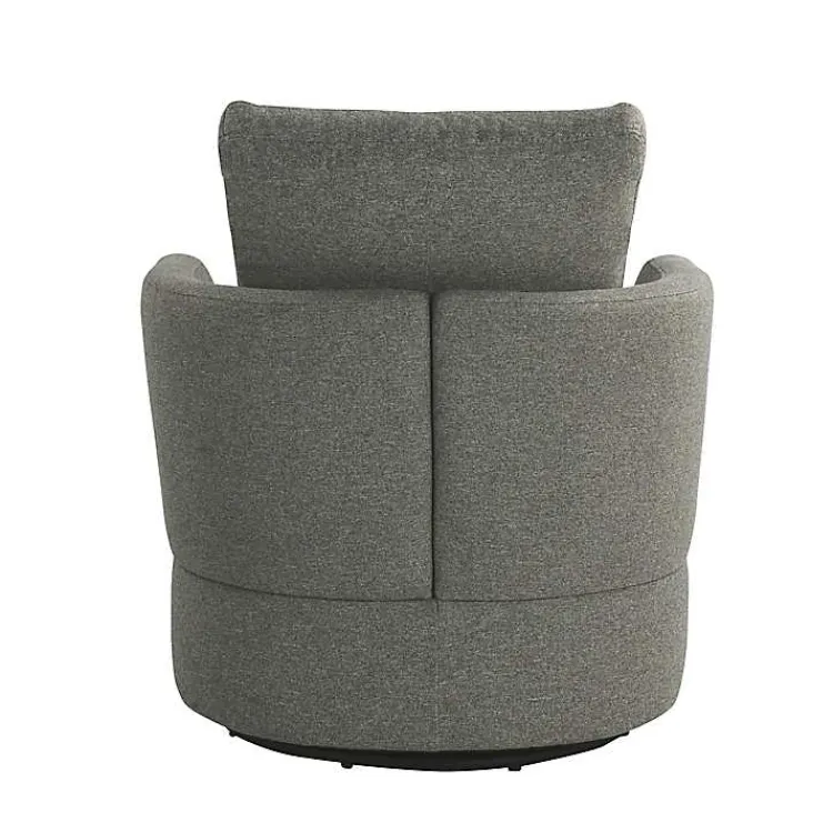 Kirklands Home Accent Chairs|Elmhurst Swivel Accent Chair Gray