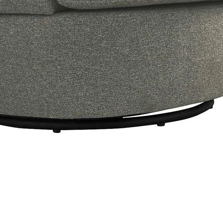 Kirklands Home Accent Chairs|Elmhurst Swivel Accent Chair Gray