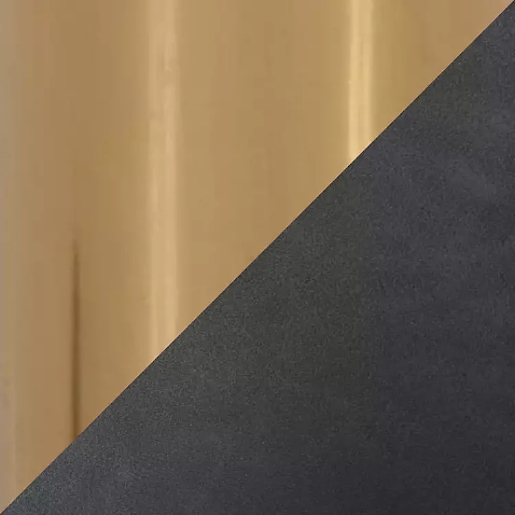 Kirklands Home Office Furniture|Faux Leather & Gold Marshall Office Chair Gray