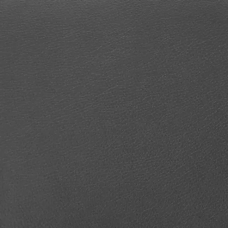 Kirklands Home Bar Stools & Counter Height Stools|Faux Leather Brigden Swivel Counter Stool Gray