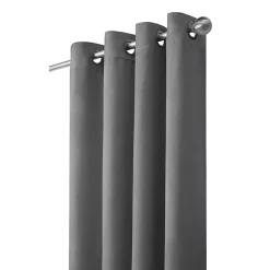 Kirklands Home Curtains & Drapes|Faux Suede Blackout Curtain Panel, 108 in. Gray