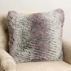 Sale Faux Wolf Fur Pillow Pillows