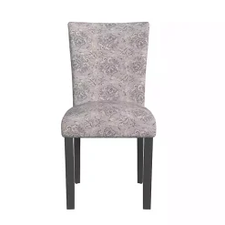 Kirklands Home Dining Chairs|Floral Parsons Dining Chairs, Set of 2 Gray