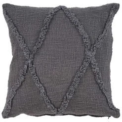 Outlet Fringe Diamond Pillow, 20 in. Pillows