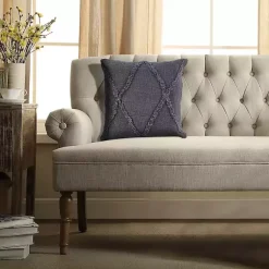 Outlet Fringe Diamond Pillow, 20 in. Pillows