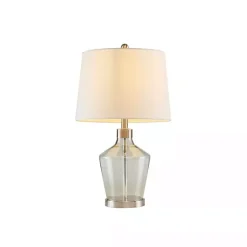 Kirklands Home Table Lamps|Gray Glass Bold Table Lamps, Set of 2 White